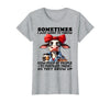Funny I Just Want To Throw Cow Poop At People Tee Sometimes I Just Want to Throw Cow Poop at People T-Shirt - Heather Grey