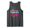 80s SMMBYV Lets get Physical | Totally Rad 90s Style Workout Gym Retro Tank Top - Dark Heather Grey