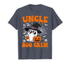 Halloween Family Matching Costume Boo Ghost Tee. Uncle Boo Crew Groovy Ghost Matching Family Halloween T-Shirt - Heather Blue