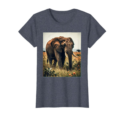 Mademark Wild Heart, Gentle Giant Elephant Nature Design T-Shirt - Women