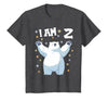 2 years old 2nd birthday Polar Bear Kids 2 Years Old 2 Birthday Polar Bears Boy Girl Polar Bear T-Shirt - Dark Heather Grey