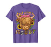 Scottish Highland Cow Lover And Owner Co. Highland Cow Scottish Highland Cow T-Shirt - Purple Heather