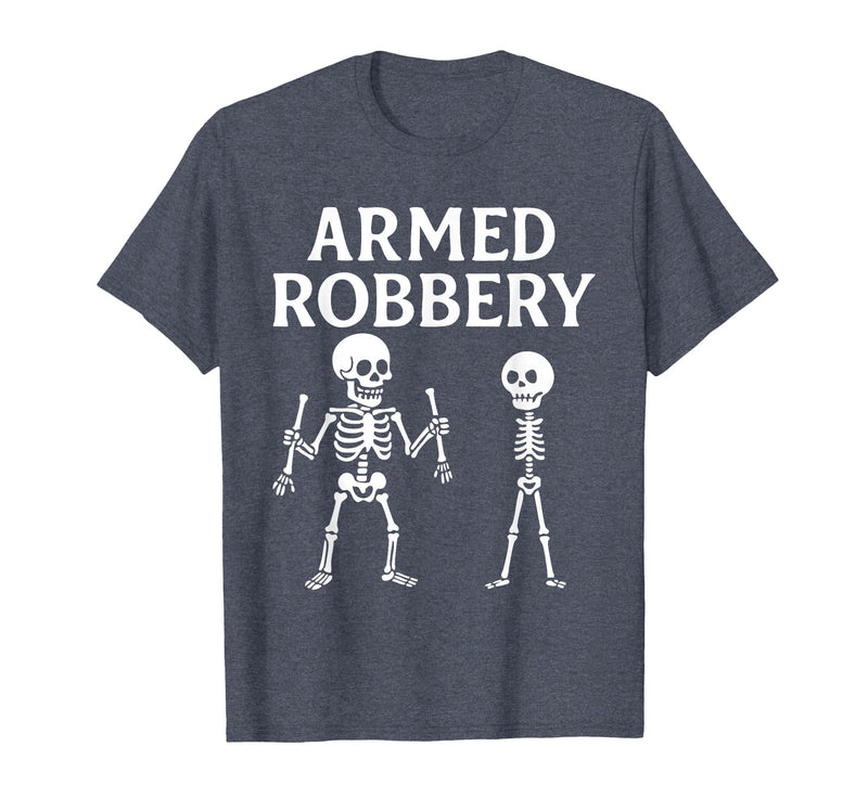 Armed Bones Joke Joke Apparel Men Women sarcastic Funny Skeleton Pun Armed Bones Joke Halloween Humor Costume T-Shirt -