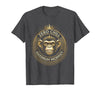 Mademark Zero Chill Maximum Monkey Fun Graphic Design T-Shirt - Men - Dark Heather Grey