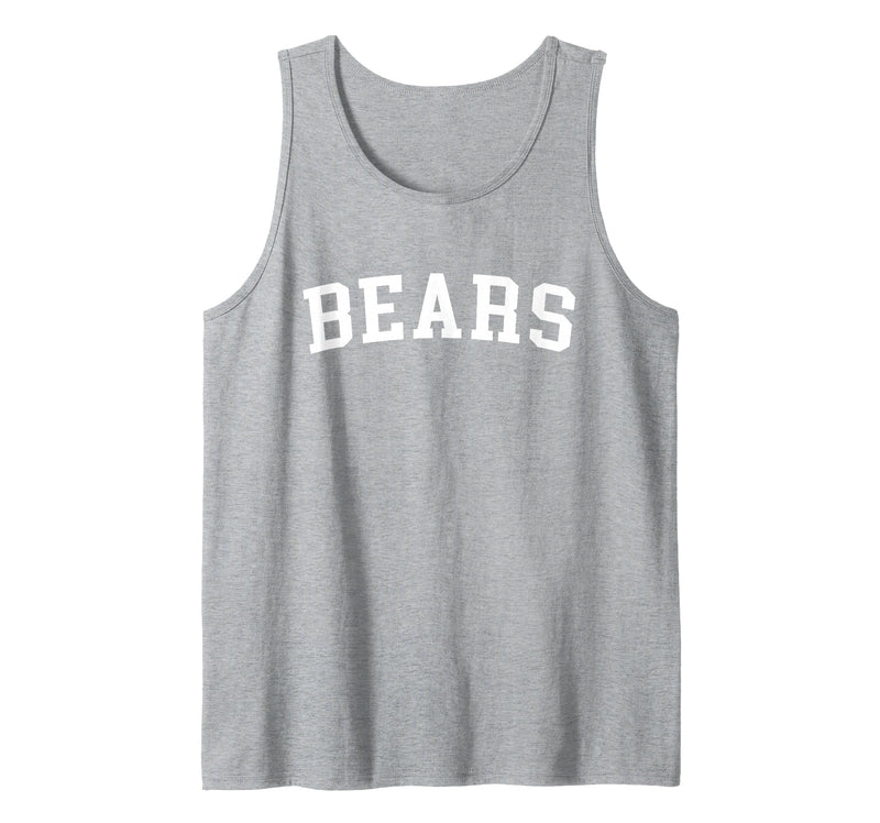 Bears - Designs Bears Tank Top - Heather Grey