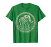 Mademark Elephant Skeleton Mid-Stride Through Tall Grass T-Shirt - Men - Kelly Green