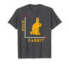Wittgensteins Rabbit Duck Illusion Physics Nerd Math Geek T-Shirt in Dark Heather Grey