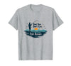 Mademark Boat Hair Don't Care Fish Beware Fishing Apparel T-Shirt - Heather Grey