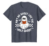 Funny Ain't No Ghost Like The Holy Ghost Christian Halloween T-Shirt - Heather Blue