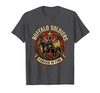 Mademark Buffalo Soldiers Forged in Fire Military Tribute T-Shirt - Dark Heather Grey