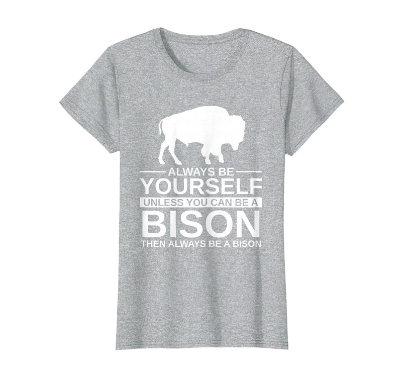 Bison Gift Bison Lover Accessories & Buffalo Stuff Cool Bison Design for Men Women Buffalo Animal Lovers Bison T-Shirt -