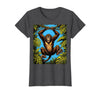 Mademark Monkey Hanging From Jungle Vine Graphic T-Shirt - Women - Dark Heather Grey