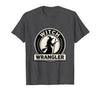 Mademark Witch Wrangler Funny Family Halloween Party Costume T-Shirt - Dark Heather Grey