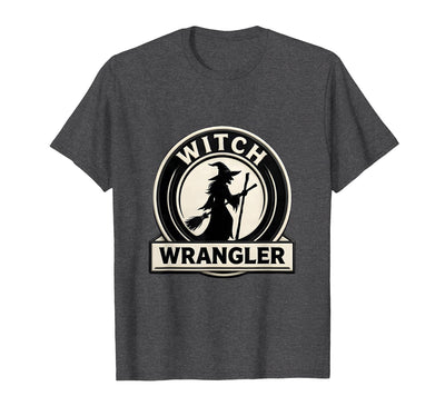 Mademark Witch Wrangler Funny Family Halloween Party Costume T-Shirt