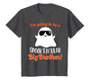 Halloween Pregnancy Announcements by HotW Big Brother Pregnancy Announcement Ghost Funny Boy Halloween T-Shirt - Dark