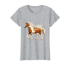 Mademark Paint Horse Painted Soul Equestrian Design T-Shirt - Heather Grey