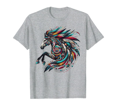 Mystical Native American Horse Farm Heritage Spirituality T-Shirt