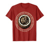 Mademark Cozy Monkey Curled in a Coconut Shell T-Shirt - Men - Cranberry Red
