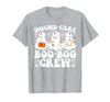 Wound Care Nurse Boo Boo Crew Halloween Wound Care Boo Boo Crew Nurse Funny Ghost Halloween Nurse T-Shirt - Heather Grey