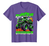 Pumpkin Crusher Kids Tees Pumpkin Crusher Monster Truck Ghosts Halloween for Boys T-Shirt - Purple Heather