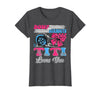 Gender Reveal Family Matching Burnouts or Bows Titi Loves You Gender Reveal Party T-Shirt - Dark Heather Grey