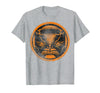 Marvel M.O.D.O.K. Orange Organism Tonal Cut-Out Halloween T-Shirt - Heather Grey