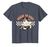 Halloween Creep it Real Vintage Ghost CKTEE2 Vintage Halloween Creep It Real Mouse Ghost Boy Fall Season T-Shirt - Heather