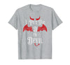 I Put the D in Devil Tees I Put the D in Devil Funny Halloween Matching Couple T-Shirt - Heather Grey