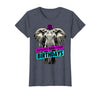 Mademark Elephants Never Forget Birthdays Funny Design T-Shirt - Women - Heather Blue