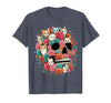 TS - SHOP - Kitty Skeleton Halloween Costume Idea Cat Skull - Kitty Skeleton Halloween Costume Idea T-Shirt - Heather Blue