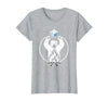 Mademark Polar Bear Throws Ice Into Fire Funny Design T-Shirt - Heather Grey