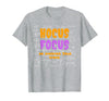 Funny Teacher Halloween Shirt. Math Teacher. Hocus Focus T-Shirt - Heather Grey