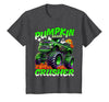 Pumpkin Crusher Kids Tees Pumpkin Crusher Monster Truck Ghosts Halloween for Boys T-Shirt - Dark Heather Grey