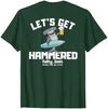 SALTY JOES Salty Joe's - Let's Get Hammered Lightweight, Graphic T-Shirt - size chart