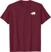 P&L Originals Zuni Bear pocket-style tee shirt emblem T-Shirt - Burgundy