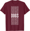 Dogs Apparel Dogs T-Shirt - Burgundy