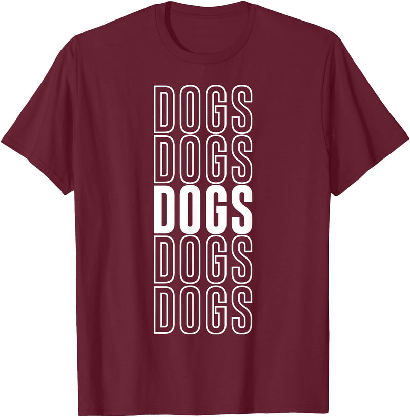 Dogs Apparel Dogs T-Shirt - Burgundy