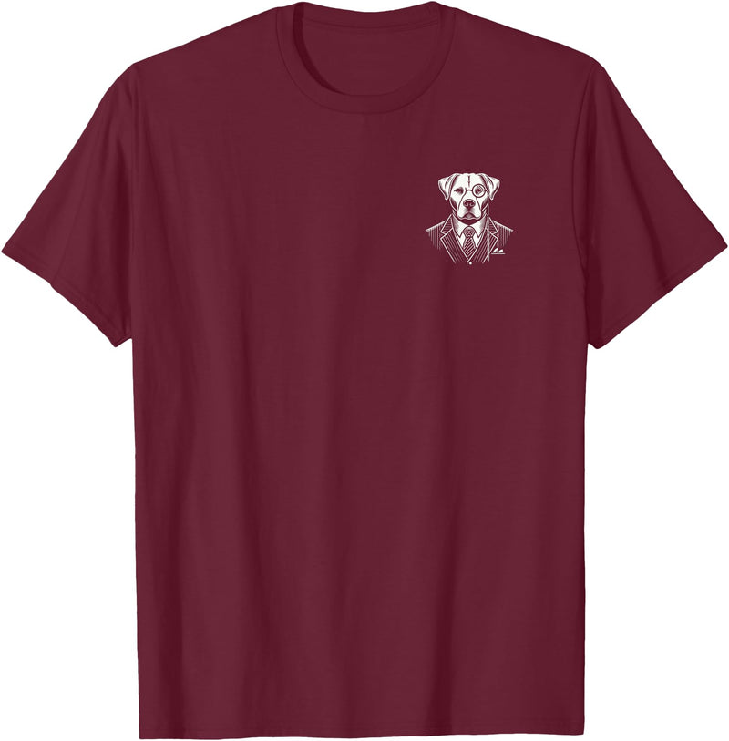 Smooth HQ Dog T-Shirt - Burgundy