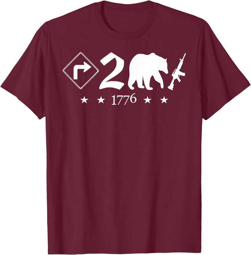 Right To Bear Arms Pro Gun & Patriotic Military Right To Bear Arms Pro Gun Funny Patriotic Military Women Men T-Shirt - Burgundy