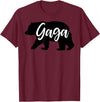Aberdeen Family Bear T Shirt GaGa Bear shirt Matching Family Shirts Bear tshirts T-Shirt - Burgundy
