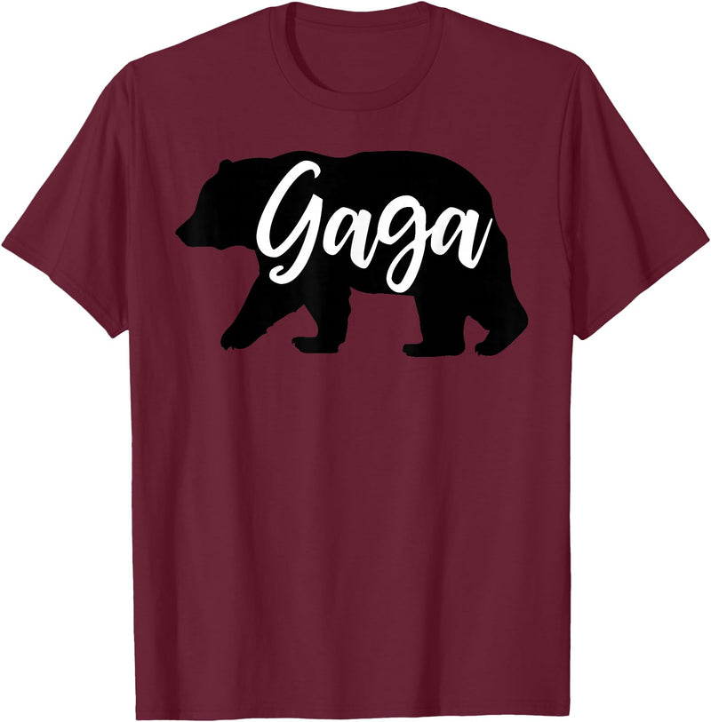 Aberdeen Family Bear T Shirt GaGa Bear shirt Matching Family Shirts Bear tshirts T-Shirt - Burgundy