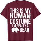 'I'm Really a Bear' Human Costume T-Shirt