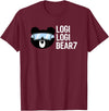 LogiLogiBear7 Logi Logi Bear 7 Shirt T-Shirt - Burgundy