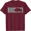 Bison Buffalo Apparel Bison Lover Buffalo Clothing - Buffalo Bison T-Shirt - Burgundy