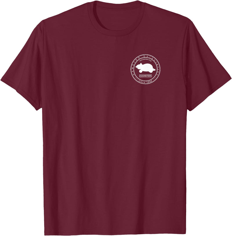 Hamster 2026 Special Design T-Shirt - Burgundy