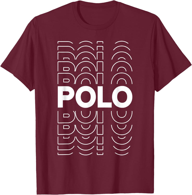 Horse Polo Gifts For Men Women Polo Horse Polo Player Horseback Riding Equestrian Sport T-Shirt - Burgundy