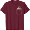 Boys Girls Cute Cool Hamster Lover T-Shirt Gift for Kids T-Shirt - Burgundy