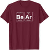 Gay Bear Pride T-Shirts Bear Periodic Table - Gay Bear Pride T-Shirt T-Shirt - Burgundy