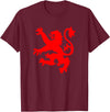 sweetsixty Scottish Lion T-Shirt T-Shirt - Burgundy