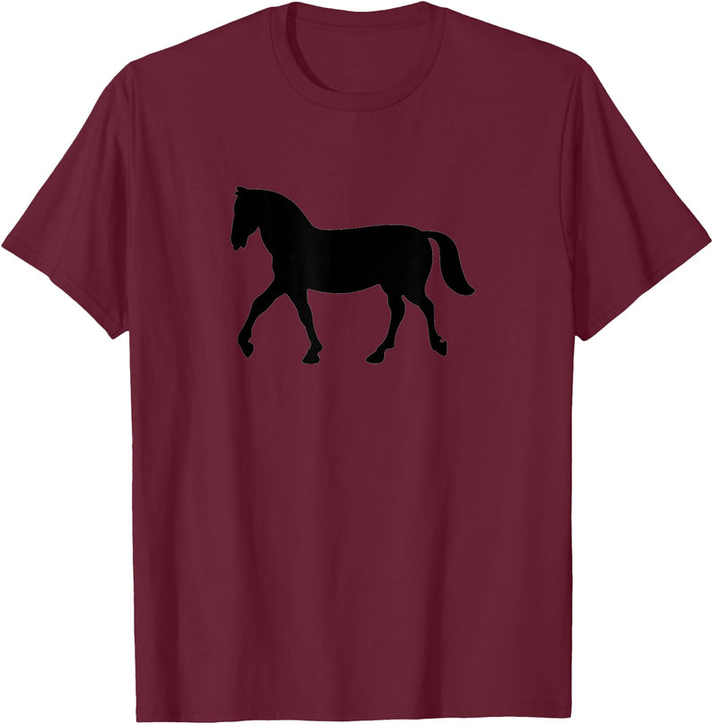 Gyopo Life Konglish Apparel Horse T-Shirt - Straight - Burgundy